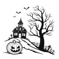 halloween, halloween vector, spooky, scary, 