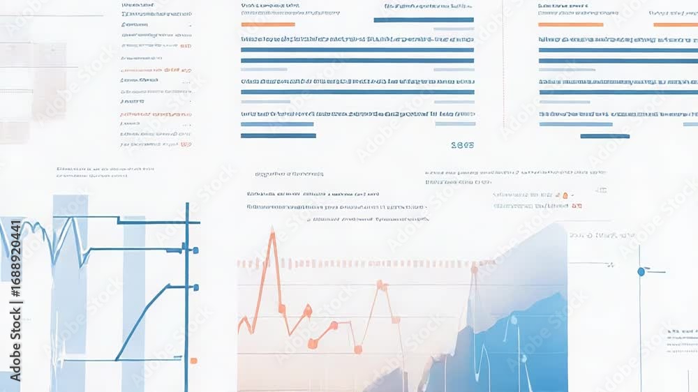 Aufkleber business analytics dashboard displaying key performance indicators