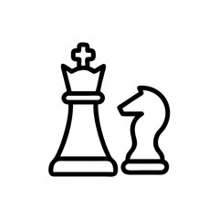 Chess pieces representing strategy, tactics, and intellectual competition