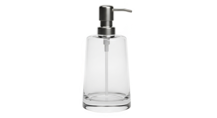 Sleek dispenser against dark backdrop