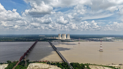 Obraz premium Nuclear power plant, Rooppur power plant