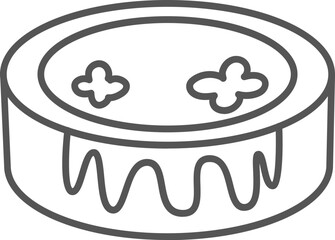 귀여운 디저트 푸드 아이콘 60종 세트 | Food Icons Bundle (SVG, PNG, AI) | Line Icons for Commercial Use, Instant Download
