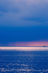 Obraz premium The sea in the rain