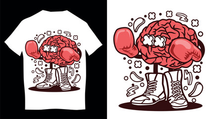 Vector Illustration of an abstract t-shirt design in background