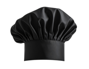  Minimalist Black Chef Hat Silhouette, Modern Icon, Transparent PNG 