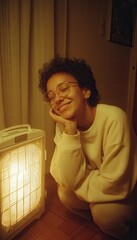 Fototapeta premium Cozy Warmth and Contentment