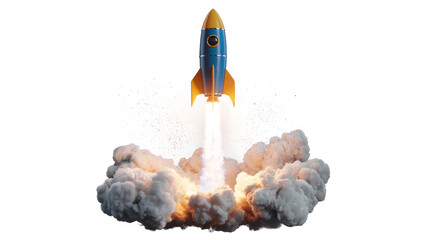 Dynamic rocket launch ignites imagination and propels projects forward