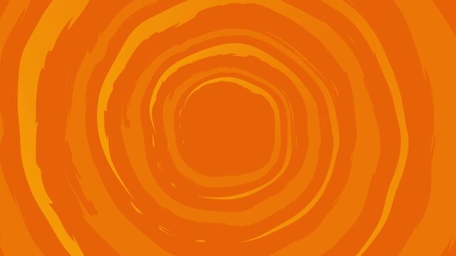 Doodle smooth orange yellow dynamic creative background. Abstract spiral modern animation. Seamless looped banner. Gradient blank backdrop. Halloween wallpaper design. Colorful childish presentation