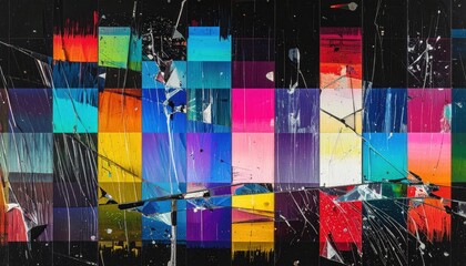 lost signal, or broken screen