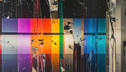 lost signal, or broken screen