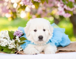 White puppy
