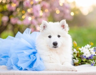 White puppy
