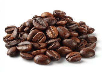 Fototapeta premium Pile of roasted coffee beans