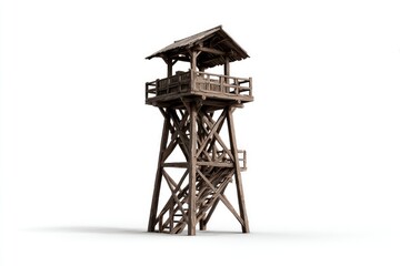Wooden watchtower
