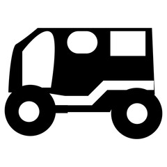 toy truck icon vector