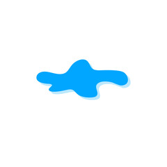Teardrop and puddle vector
