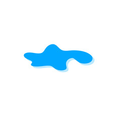 Teardrop and puddle vector