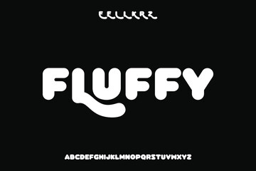 Display alphabet bold font vector design suitable for headline, poster, logo, magazine and many more