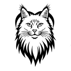 vector illustration of a cat