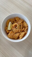 Bolognaise Pasta and Fish nuggets