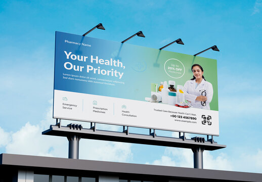 Pharmacy Billboard Template