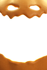 Jack-o'-lantern mouth vertical frame