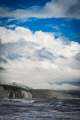 Scenic View of Takise Coastline in Hokkaido, Japan