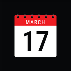 St Patricks Day Calendar Icon