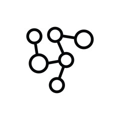 Polymer Icon Vector Symbol Design Illustration