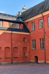 Corner Halmstad Castle Courtyard With