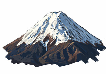 mount fuji in autumn