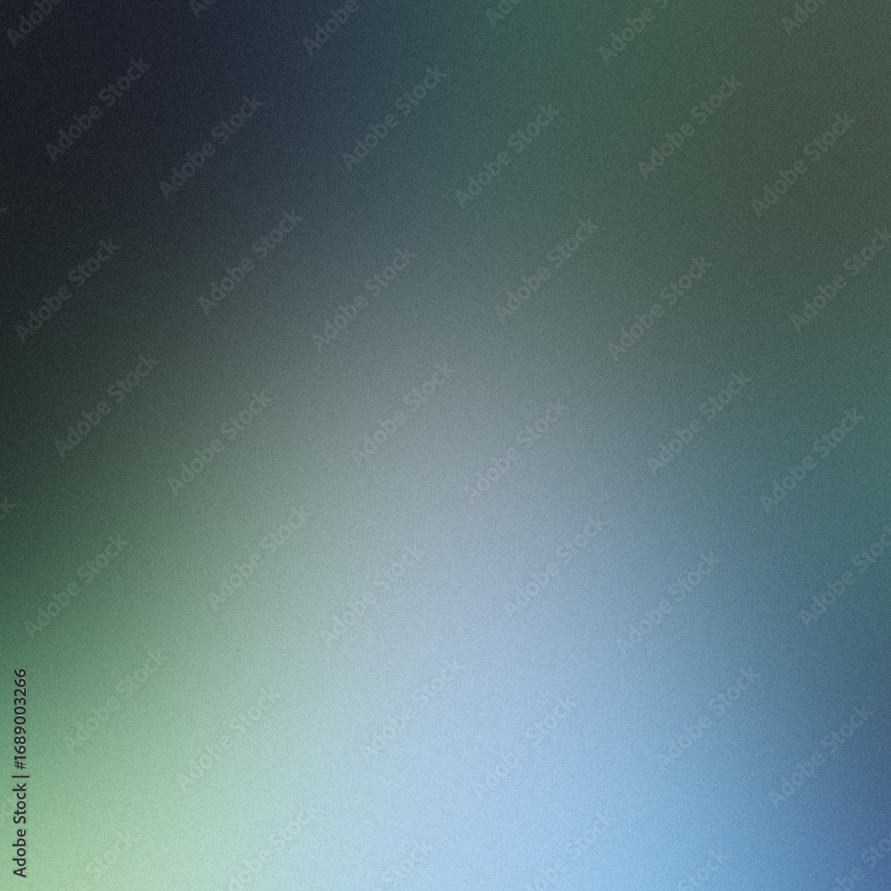 Poster an abstract gradient landscape of serenity blending smoothly with shades of blue and green creating 