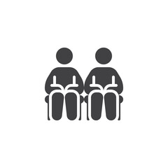 Support group solid icon