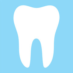 Tooth Icon – Dental, Oral Health, Medical Symbol Vector