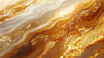 Obraz premium Luxurious Gold Marble Texture with Sparkling Metallic Details for Elegant Backgrounds and Design Projects