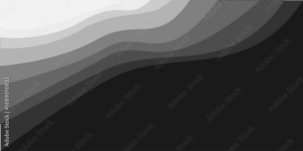 Fototapete an abstract composition of layered wave-like scales, blending diverse motifs and vibrant colors, cre