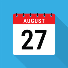 Moldova Independence Day Calendar Icon 27 august