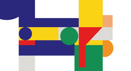 Modern abstract vector background. Bold flat color blocks and clean geometric layout. Flexible design for packaging, marketing, and UK product labels.