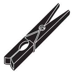Clothes Pin Vector Graphic. Laundry Day Household Essential Object