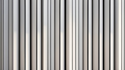 Obraz premium Vertical striped pattern of pipes or tubes. Abstract industrial background. Modern design element with black, white, and gray tones.