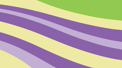 Abstract Wavy Stripes Background In Pastel Purple Yellow Green And Light Pink pattern wave