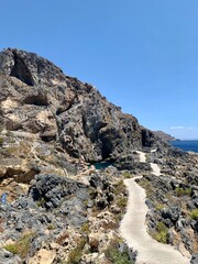 Rocks at Kalypso beach, Crete