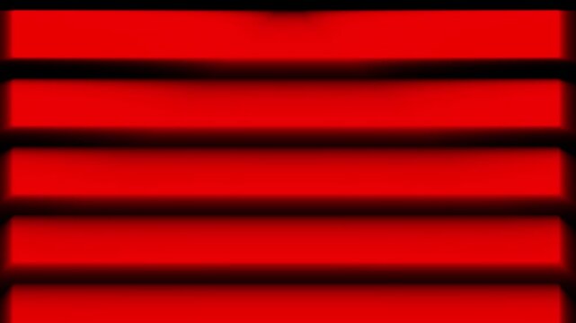 Pulsing red light bars, Dynamic cyberpunk style neon glow background