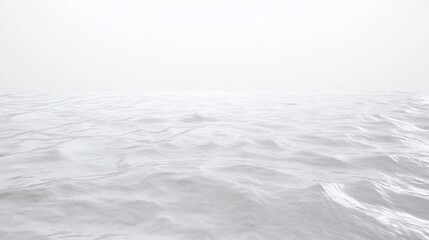 Obraz premium Calm wavy white ocean surface