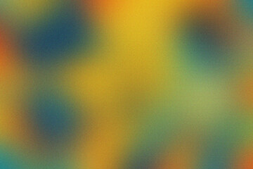 Abstract background with a soft blend of yellow, green, and blue hues and a subtle grainy texture image