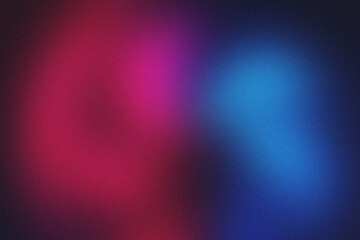 Abstract Blend of Magenta and Electric Blue with Dark Background and Grain gradient color