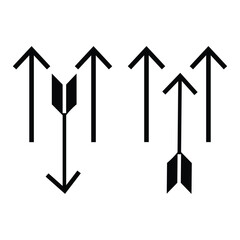 Arrows Pointing Up and Down