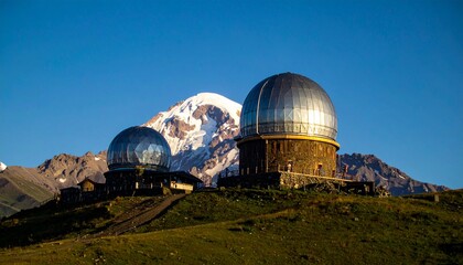 Obraz premium Clear blue skies enhance the beauty of the scene. 