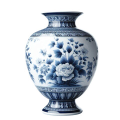 Blue And White Porcelain Vase
