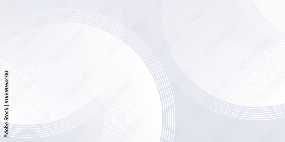 Poster abstract lines grey background with dynamic circle lines simple modern